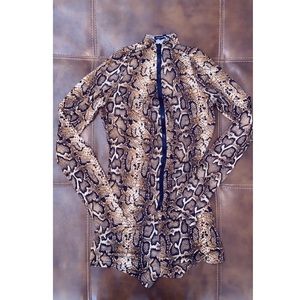 Cheetah Romper